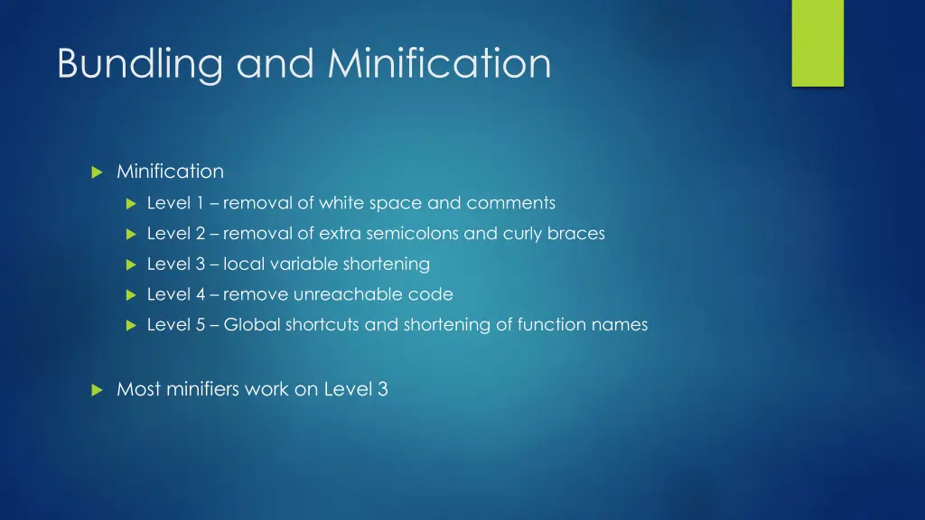 bundling and minification 2