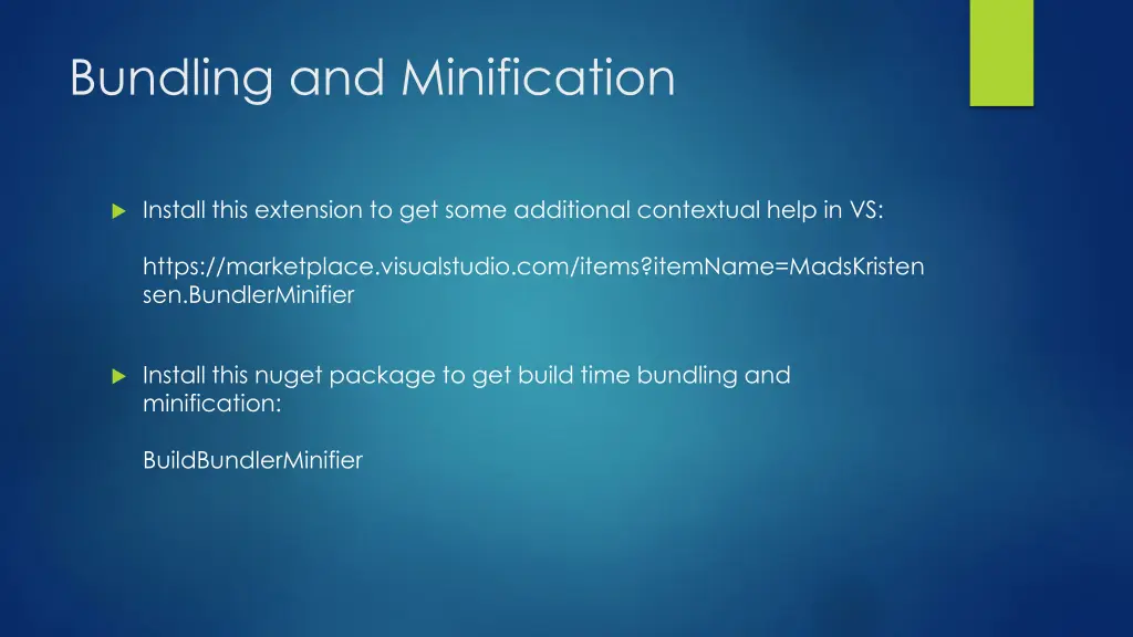 bundling and minification 4
