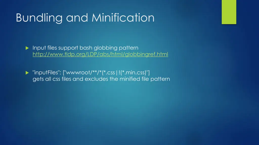 bundling and minification 6
