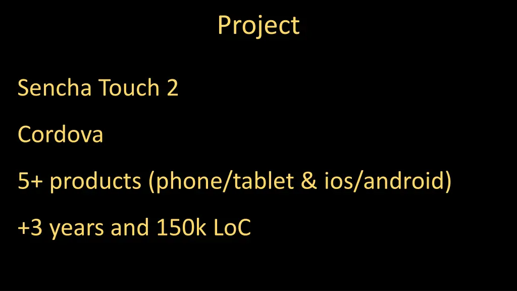 project