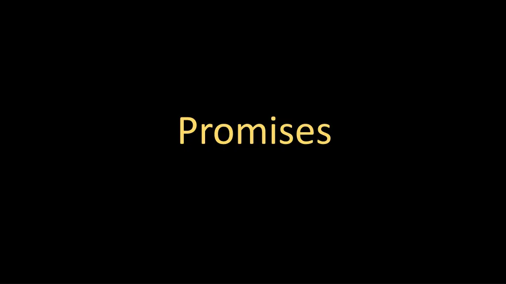 promises