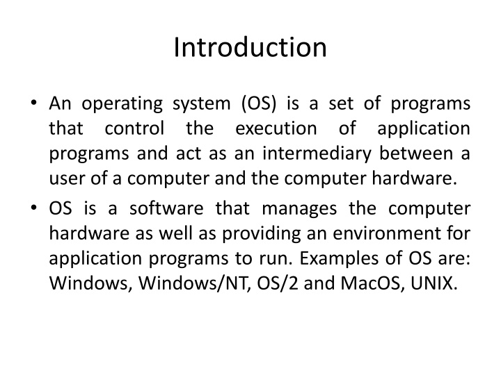 introduction