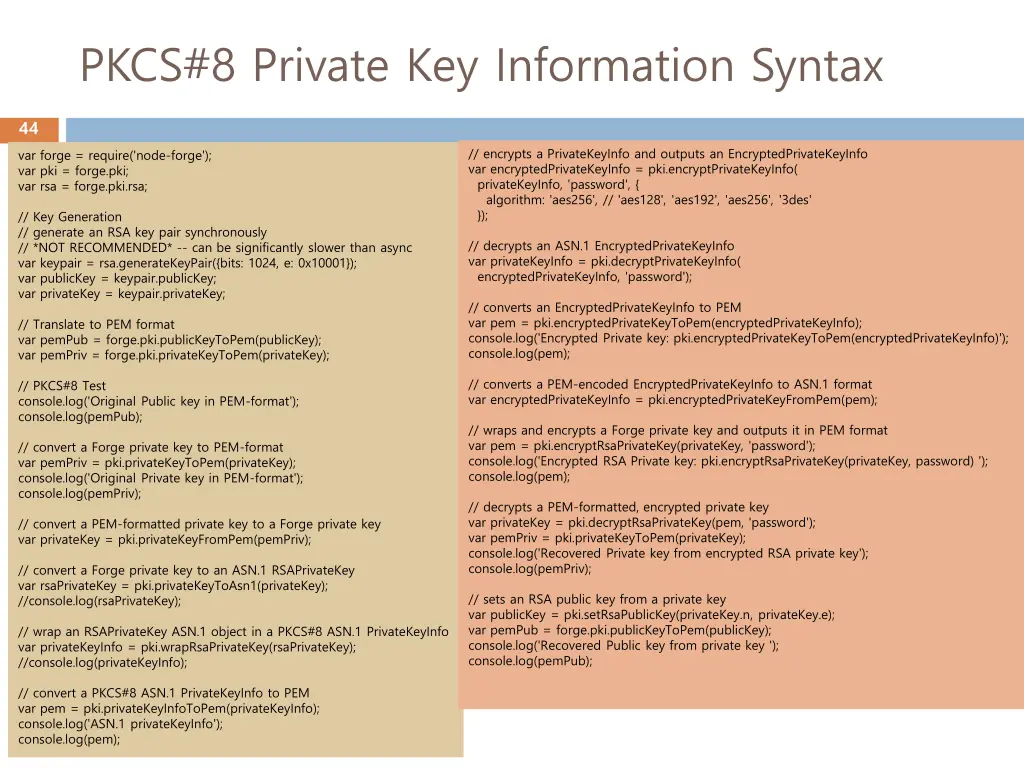 pkcs 8 private key information syntax 1