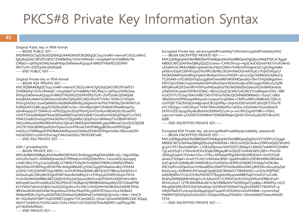 pkcs 8 private key information syntax 2