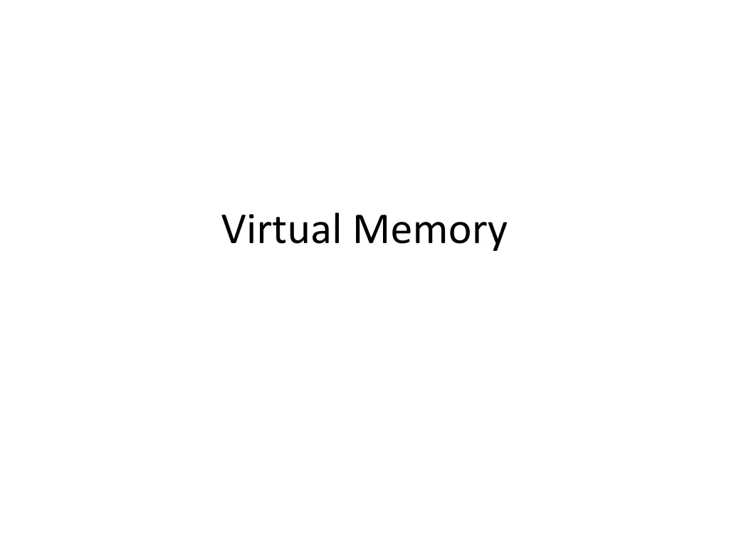 virtual memory