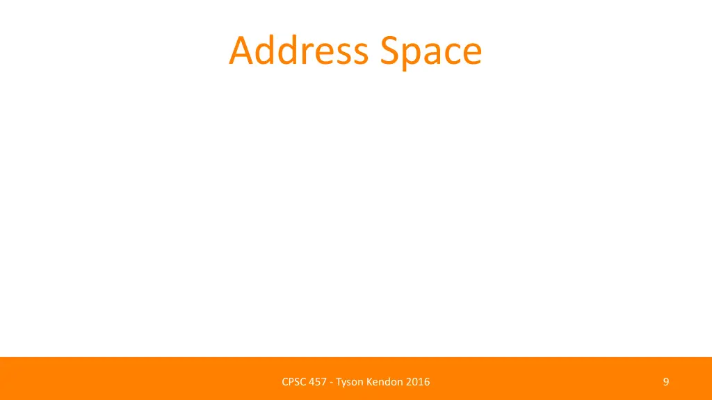 address space