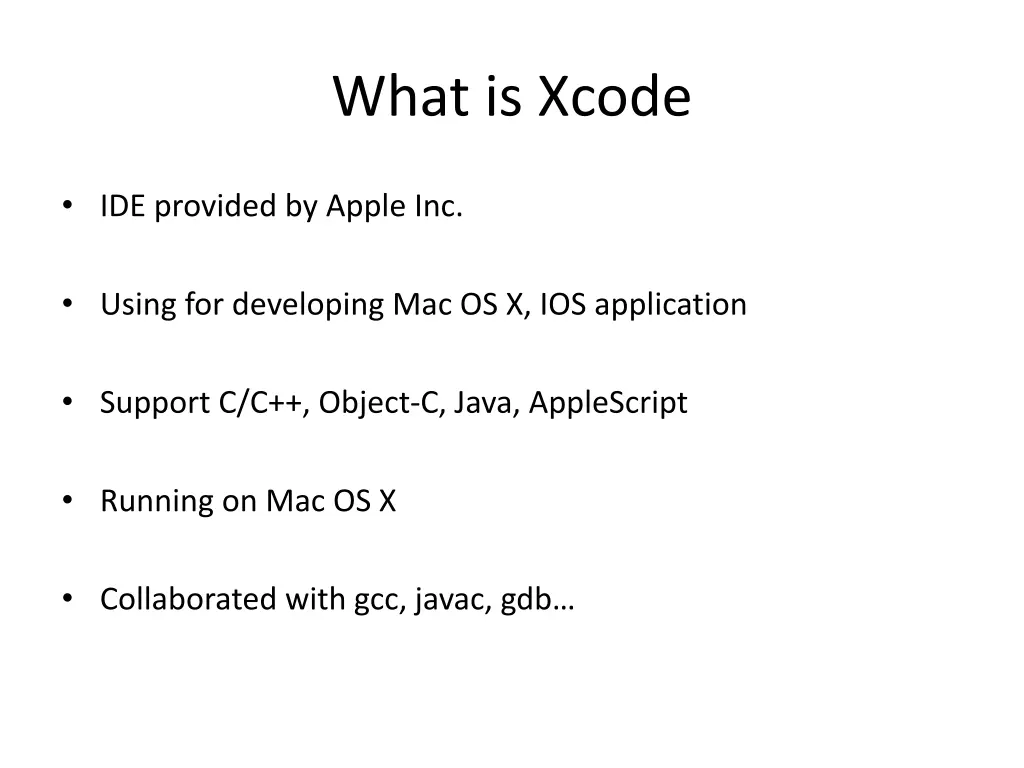 what is xcode