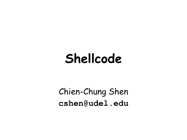 shellcode