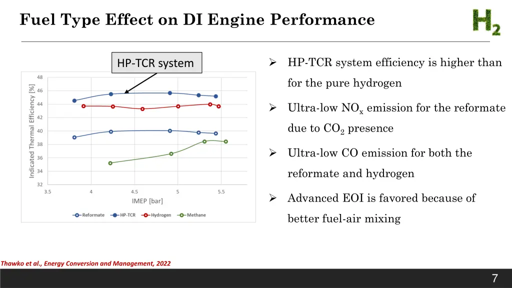 fuel type effect on di engine performance