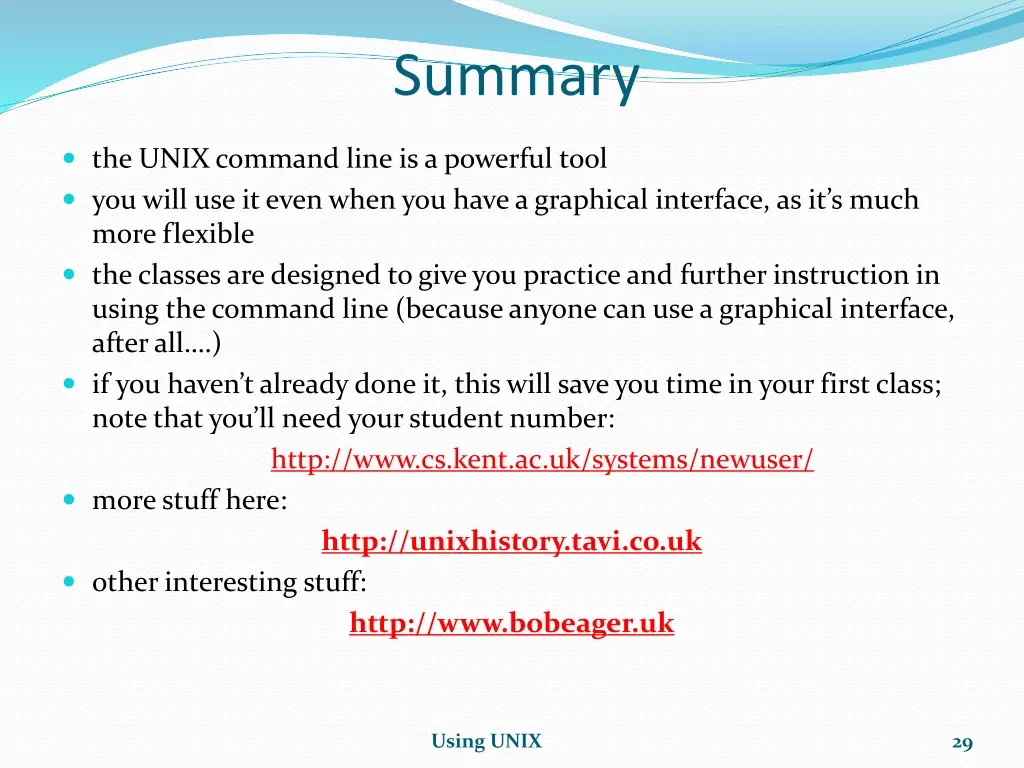 summary