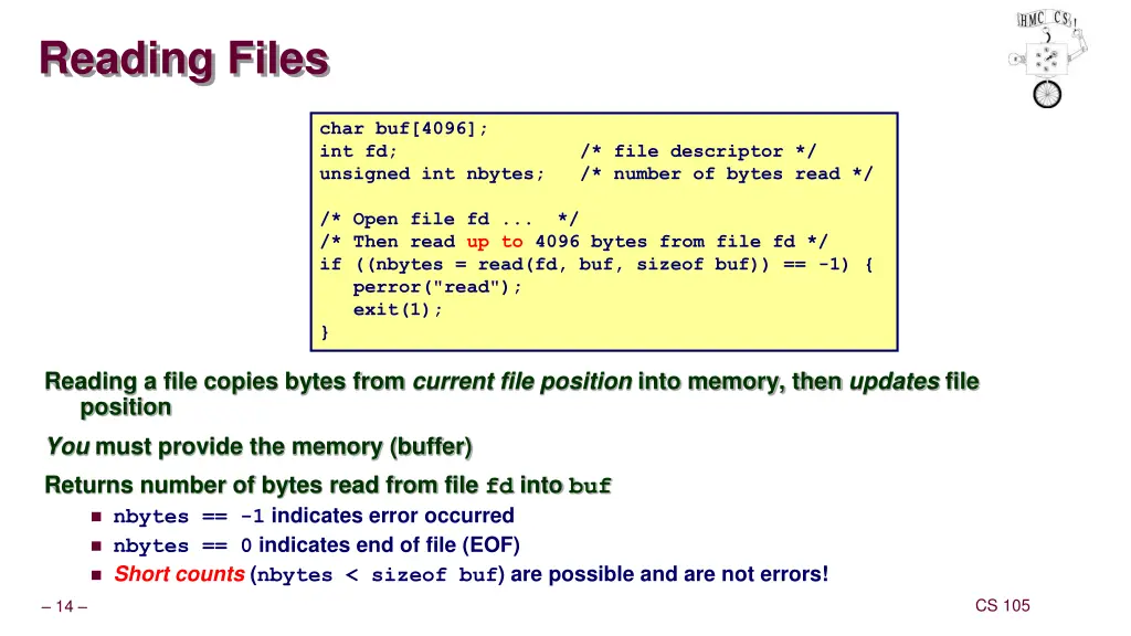 reading files