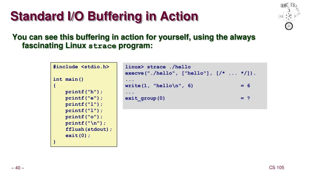 standard i o buffering in action