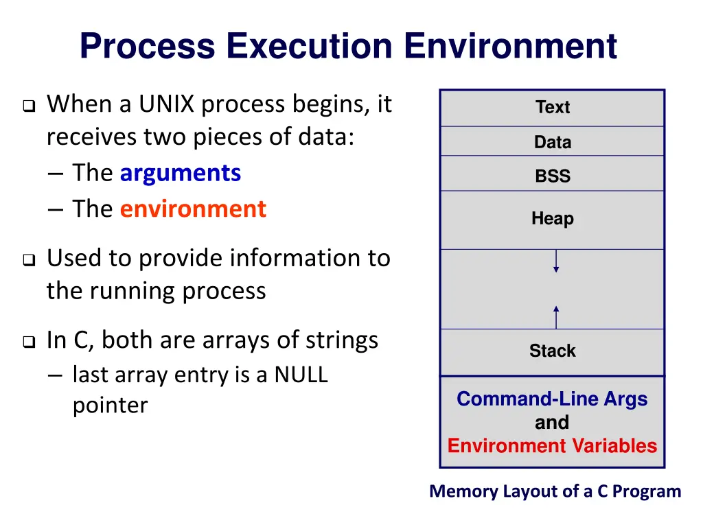 process execution environment
