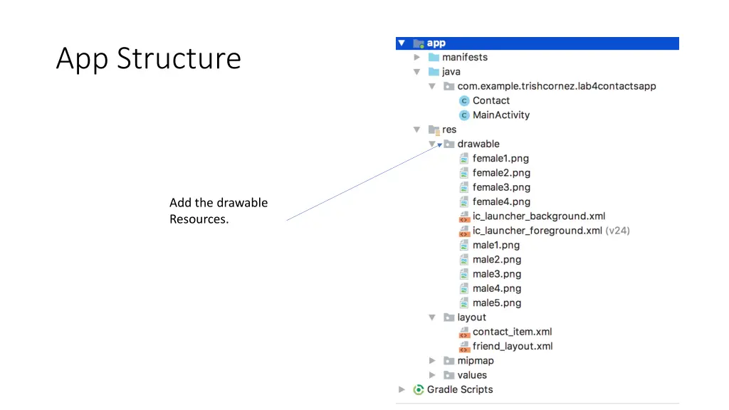 app structure