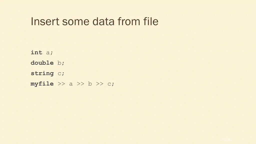 insert some data from file 1