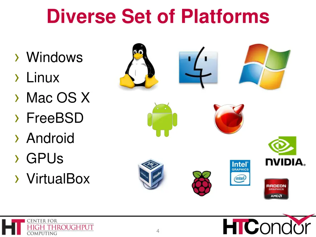 diverse set of platforms
