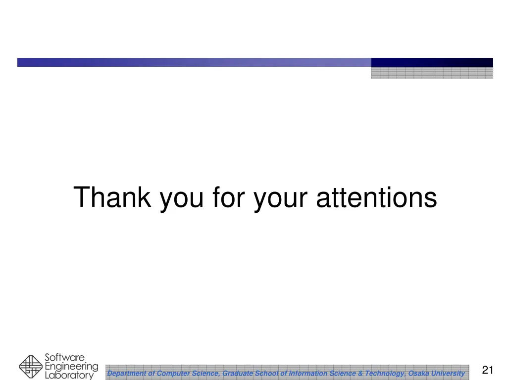 thank you for your attentions