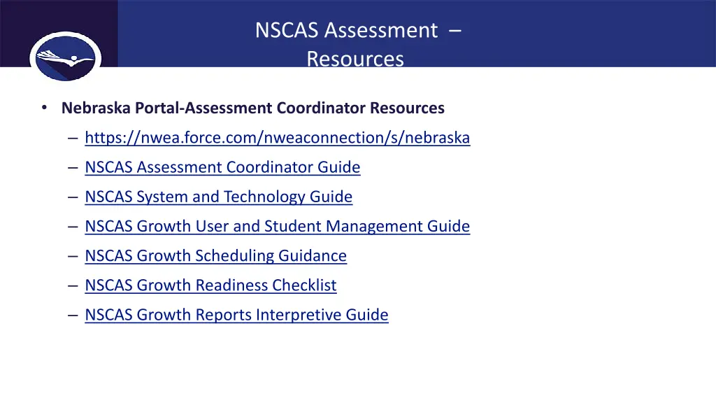 nscas assessment resources