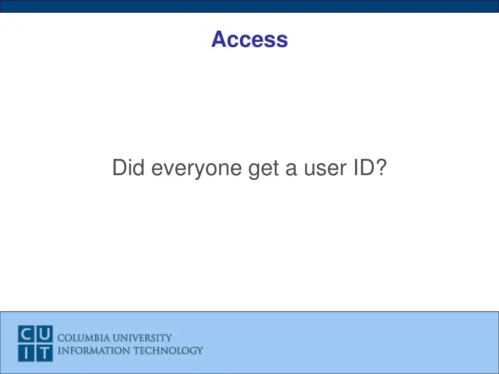 access