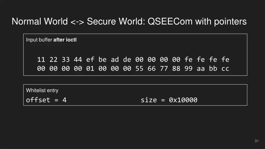 normal world secure world qseecom with pointers 2
