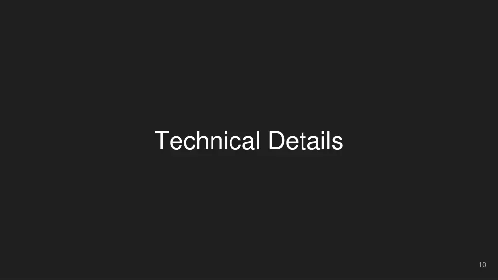 technical details