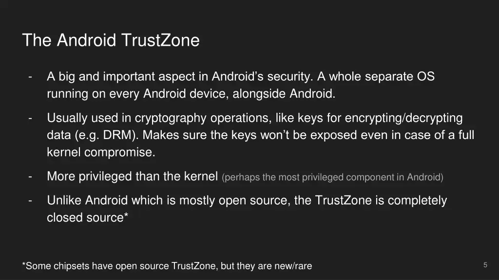the android trustzone