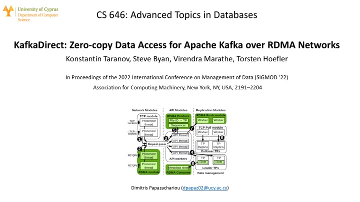 cs 646 advanced topics in databases