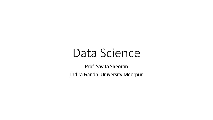 data science