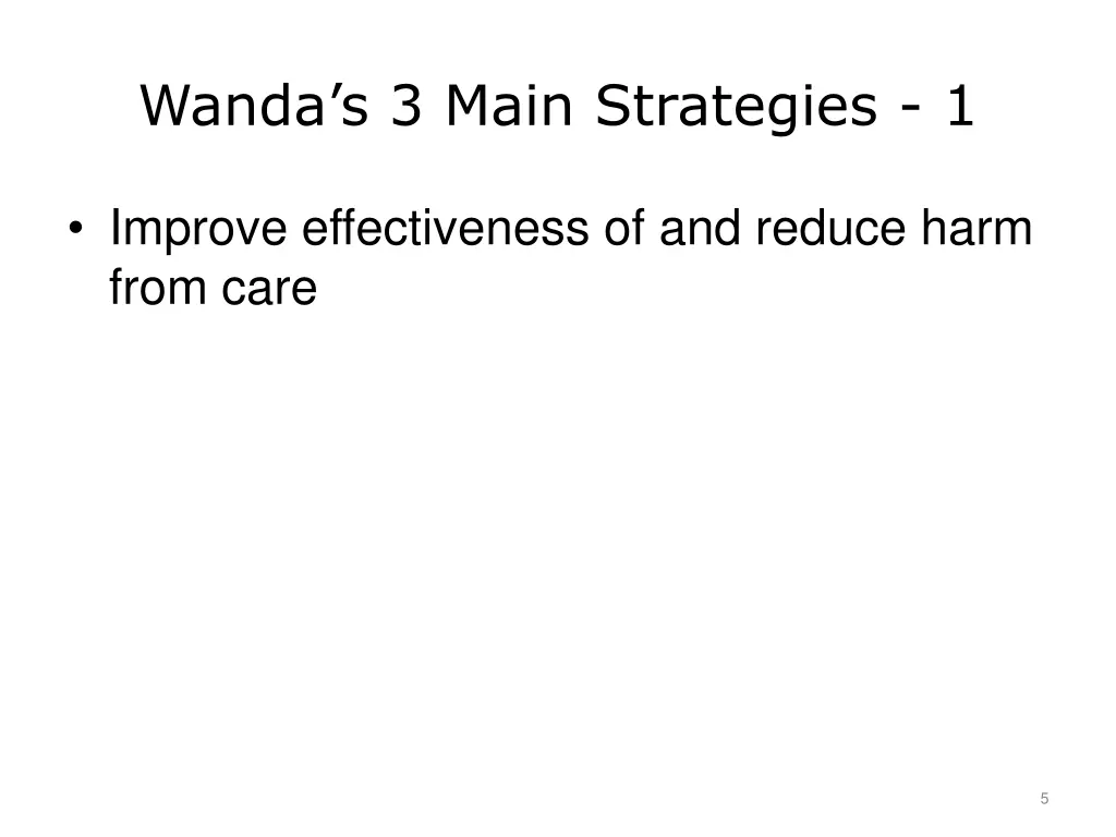 wanda s 3 main strategies 1
