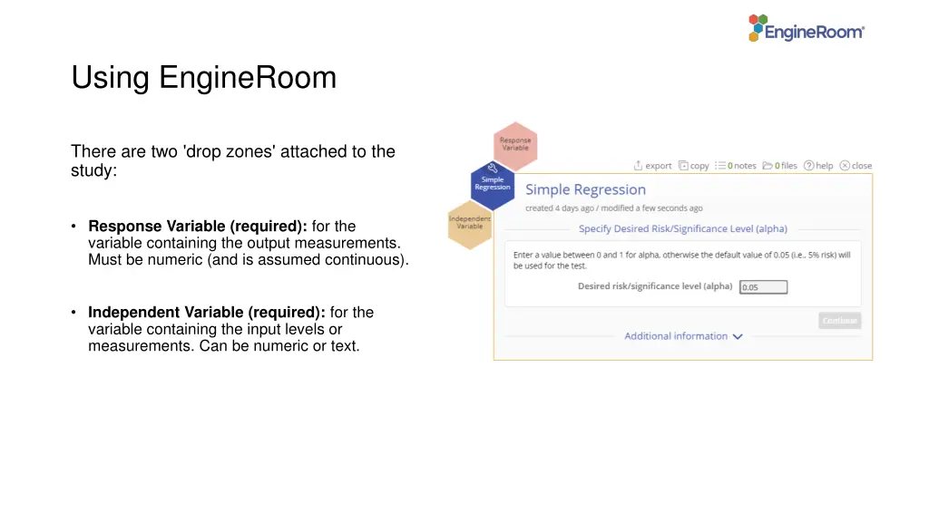 using engineroom 1