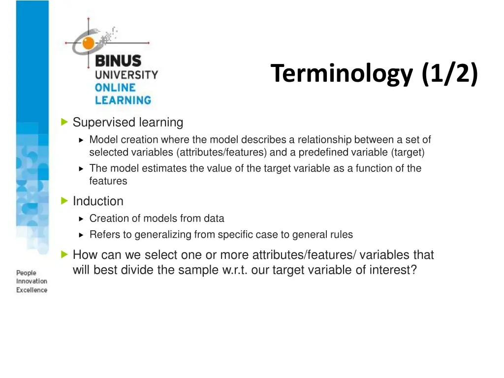 terminology 1 2