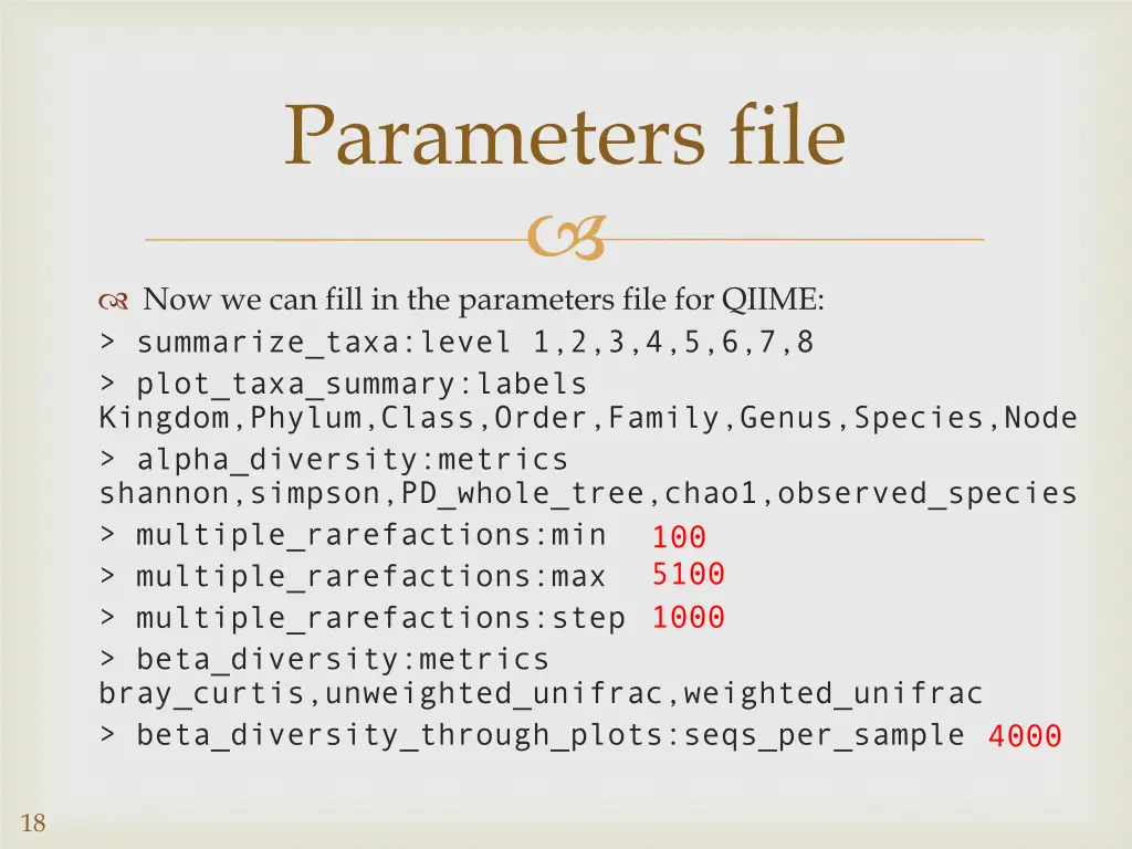 parameters file 1