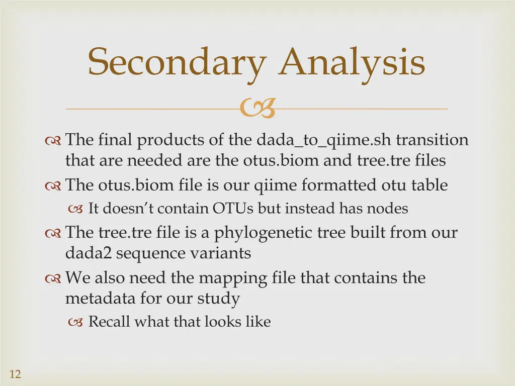 secondary analysis