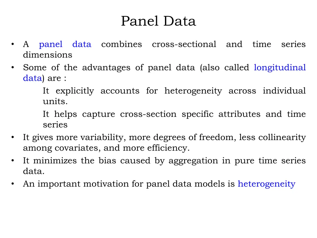 panel data