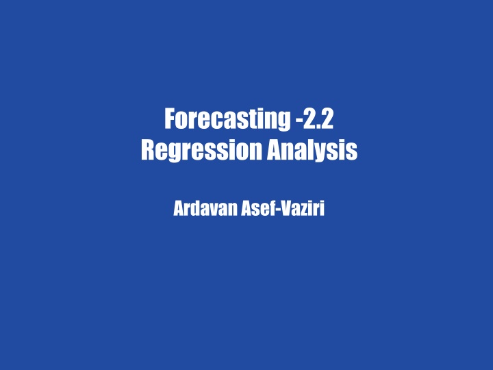 forecasting 2