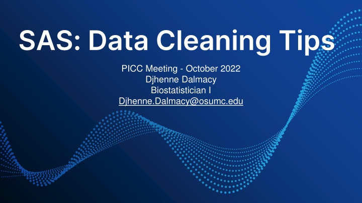 sas data cleaning tips