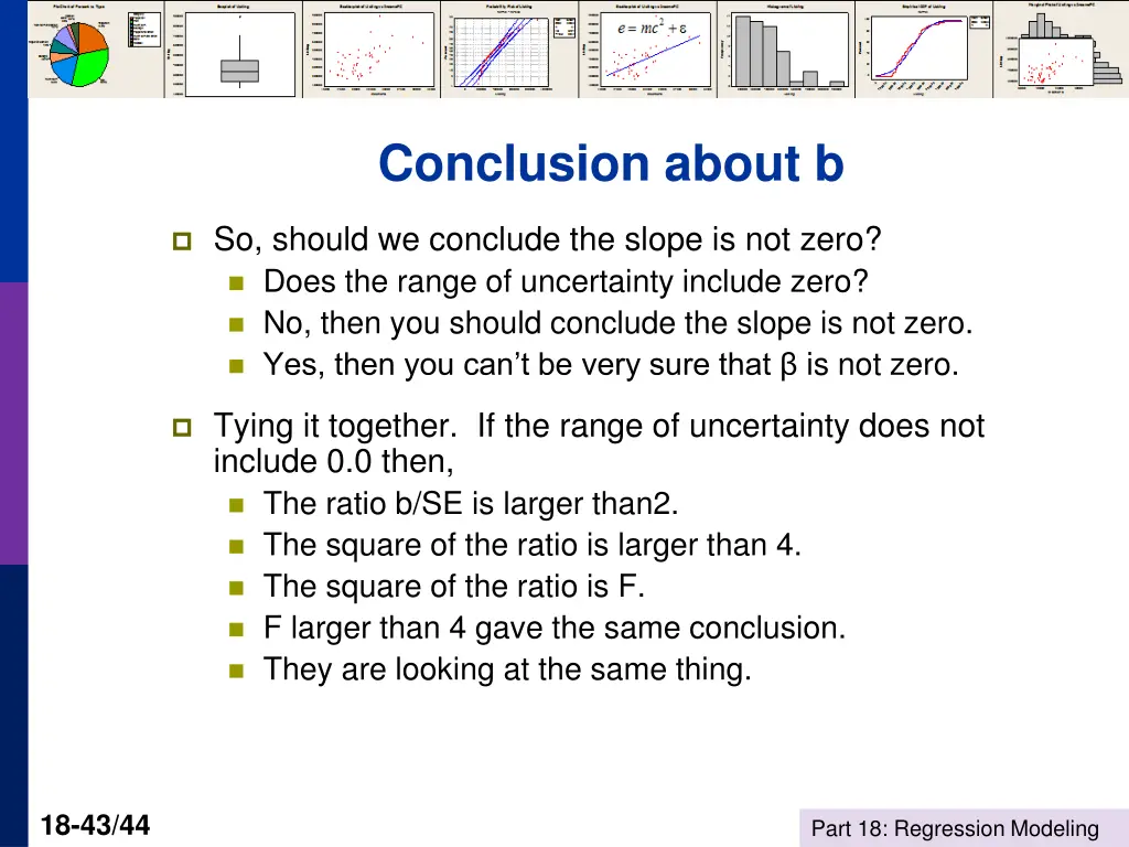 conclusion about b