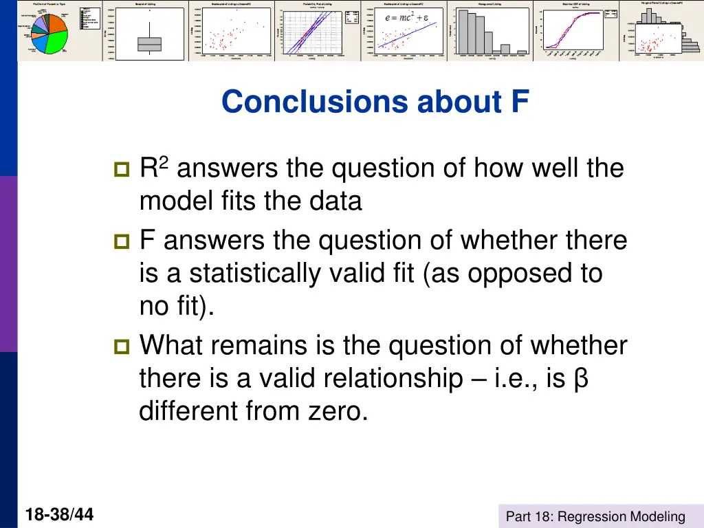conclusions about f