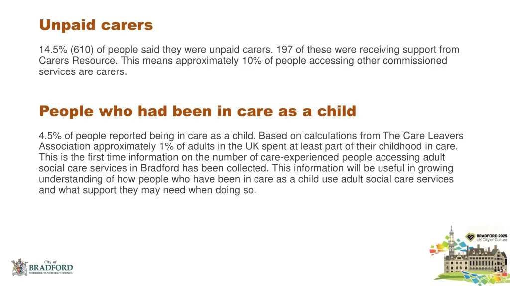 unpaid carers