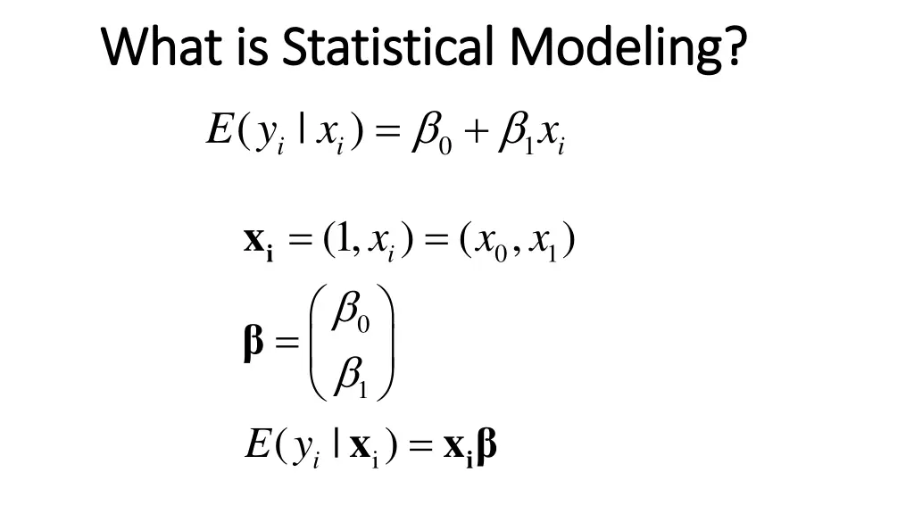 what is statistical modeling what is statistical 1
