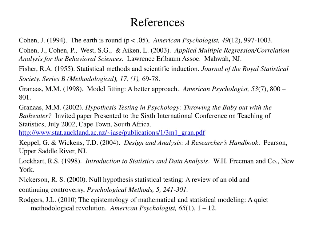 references