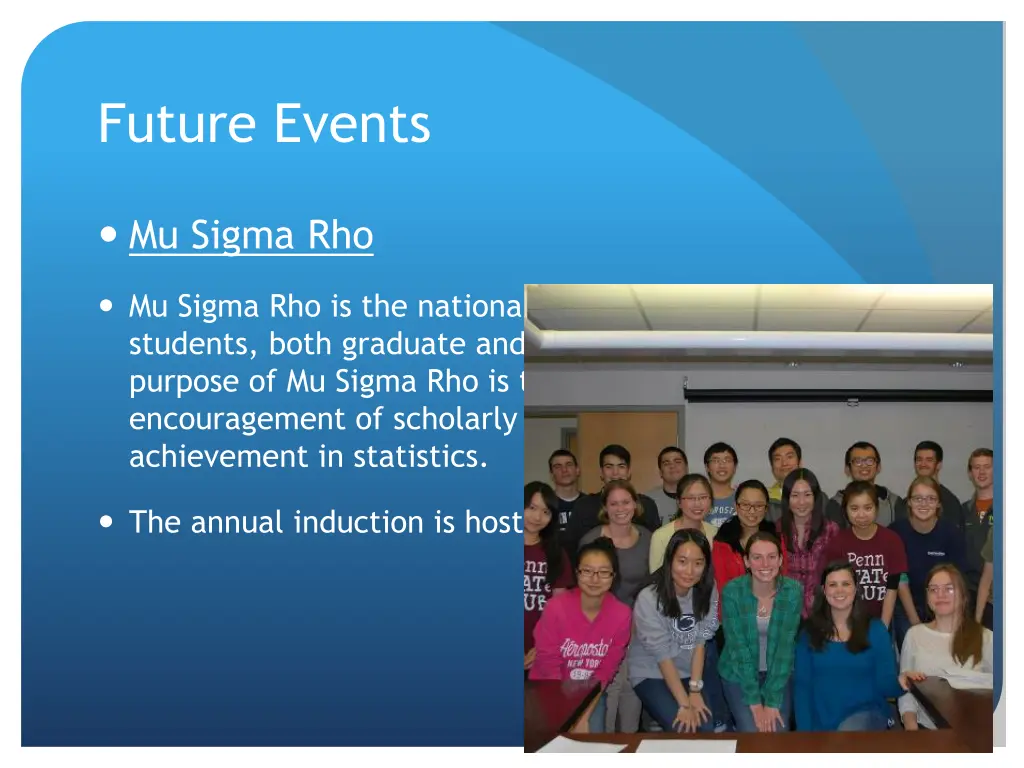 future events 2