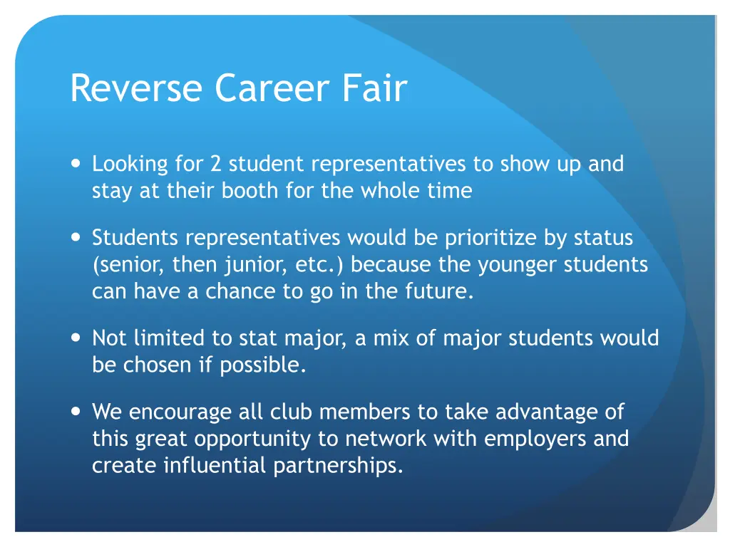 reverse career fair