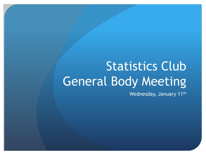statistics club