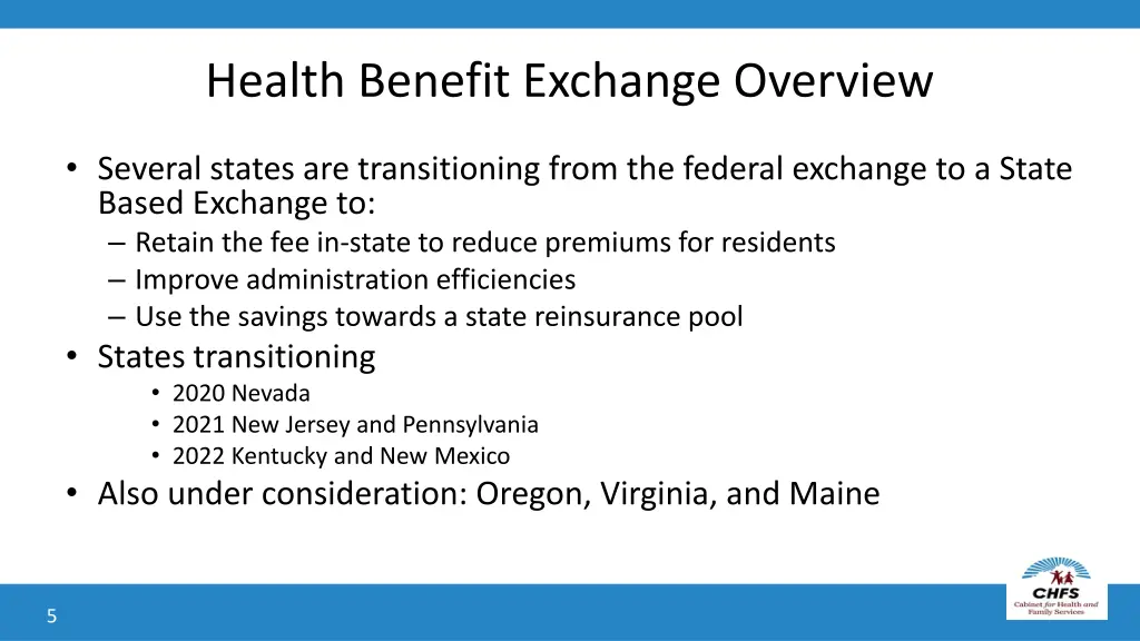 health benefit exchange overview 2