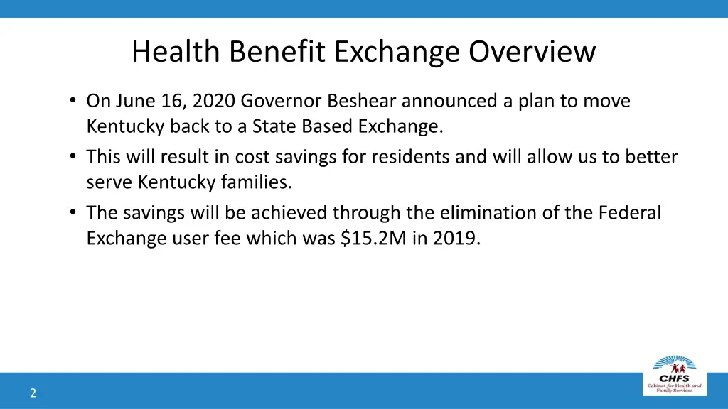 health benefit exchange overview