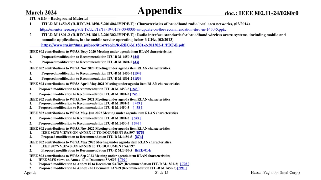 appendix