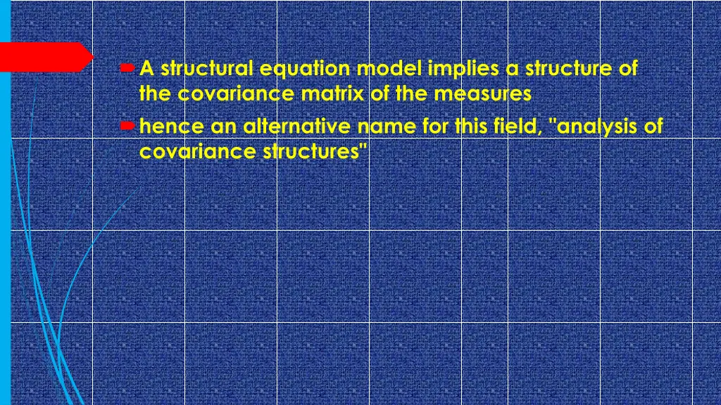 a structural equation model implies a structure