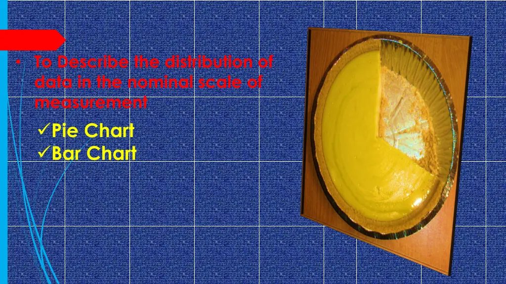 to describe the distribution of data