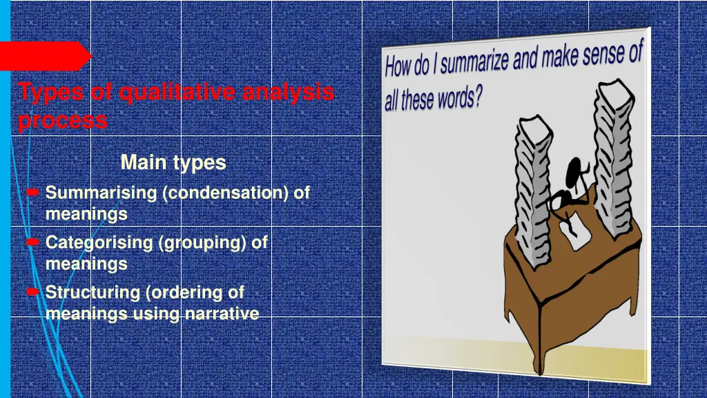 types of qualitative analysis process